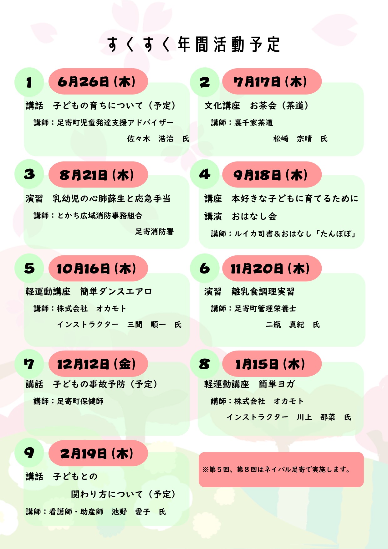 会員募集案内（裏）